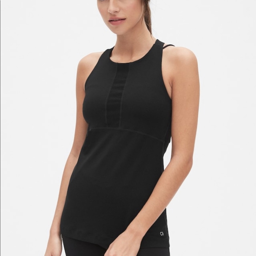 Size XXL black Gap Fit active tank NWT